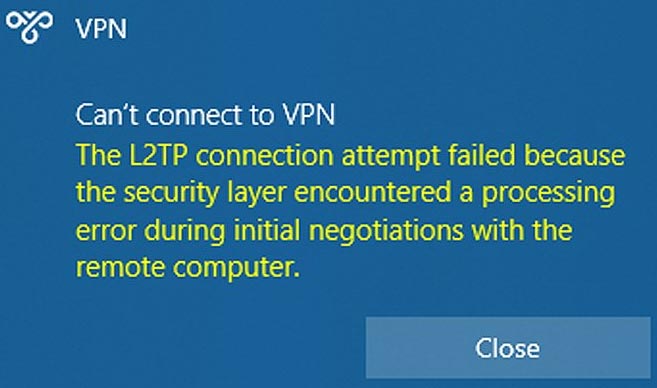 vpn connection failure e02